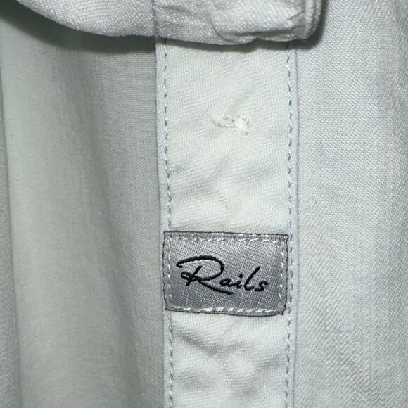 Rails Carter Light Vintage Dip Dye Ombre Tencel Button Up Top Size XS - Picture 12 of 16